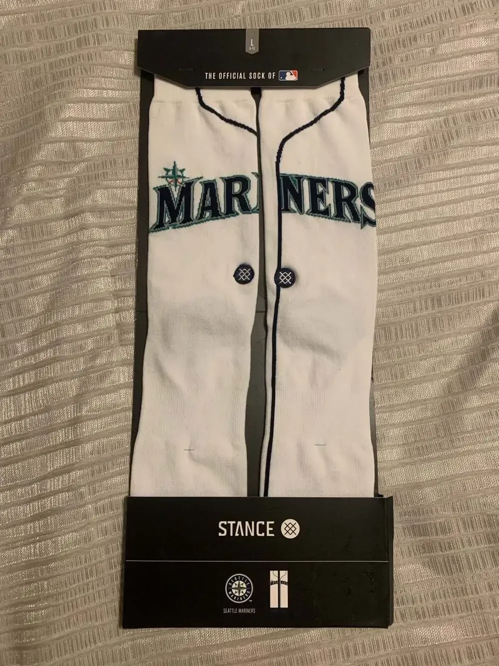 STANCE Seattle Mariners Home Jersey MLB Crew Socks